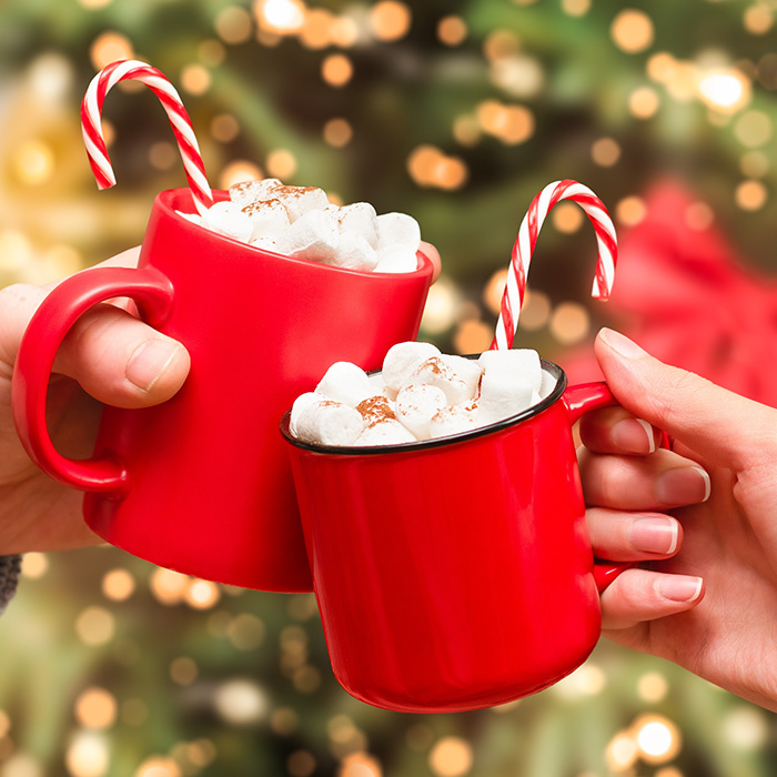 Chocolate caliente espumoso